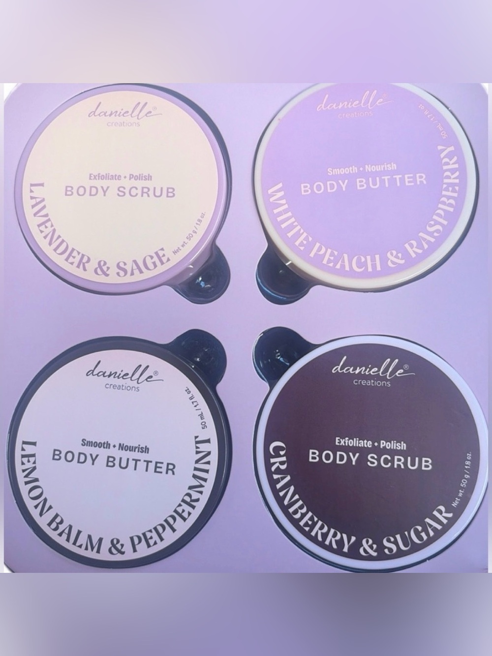 Danielle Creations 5-Piece Nourishing Body Butter & Scrub Set